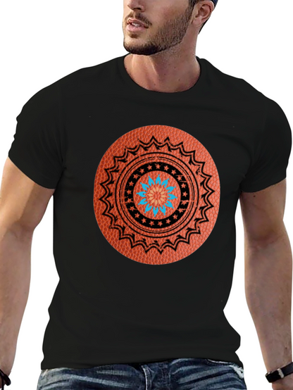 Basketball Mandala Graphic T-Shirt