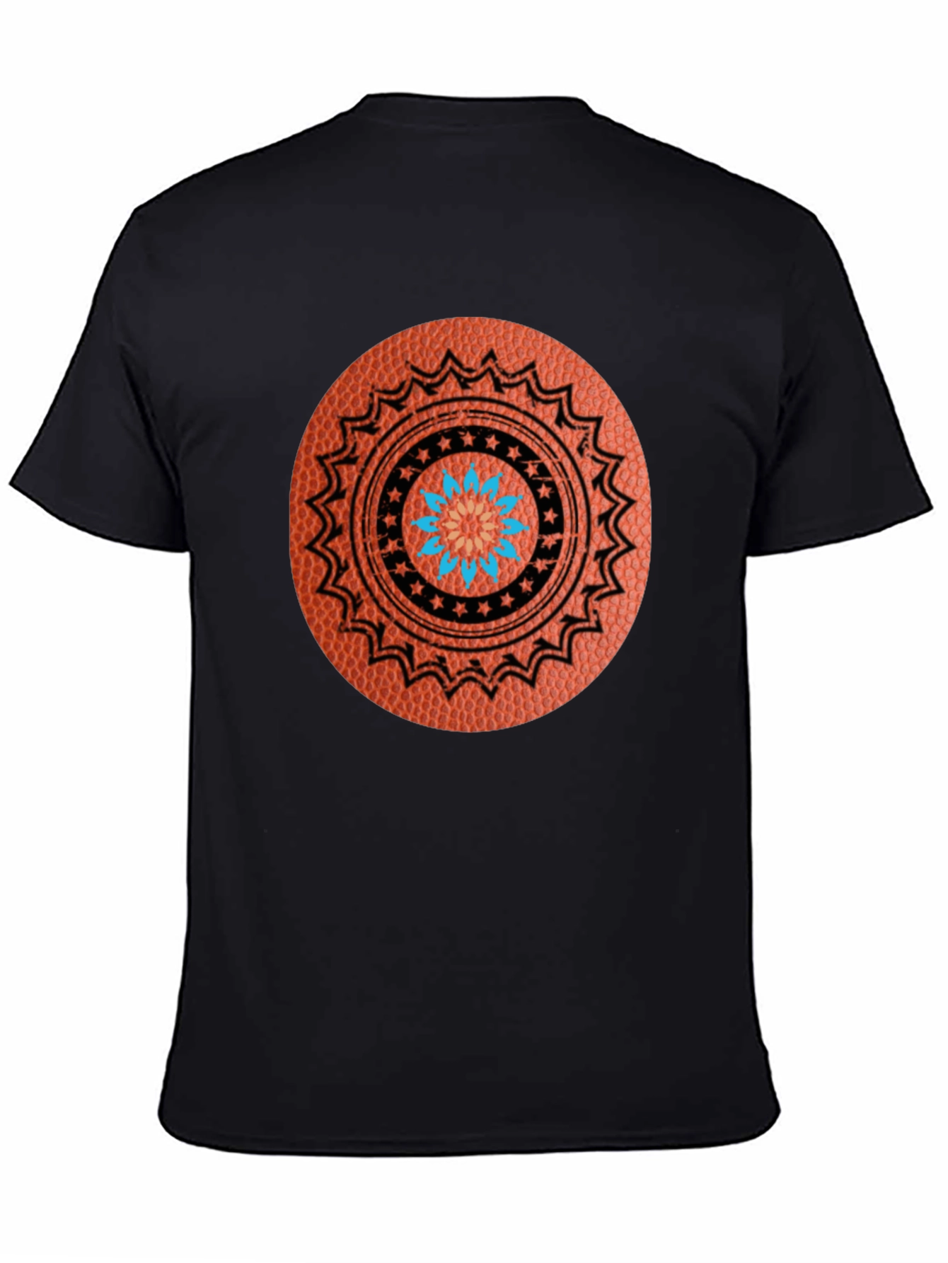 Basketball Mandala Graphic T-Shirt