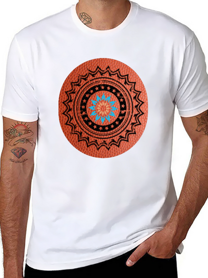 Basketball Mandala Graphic T-Shirt