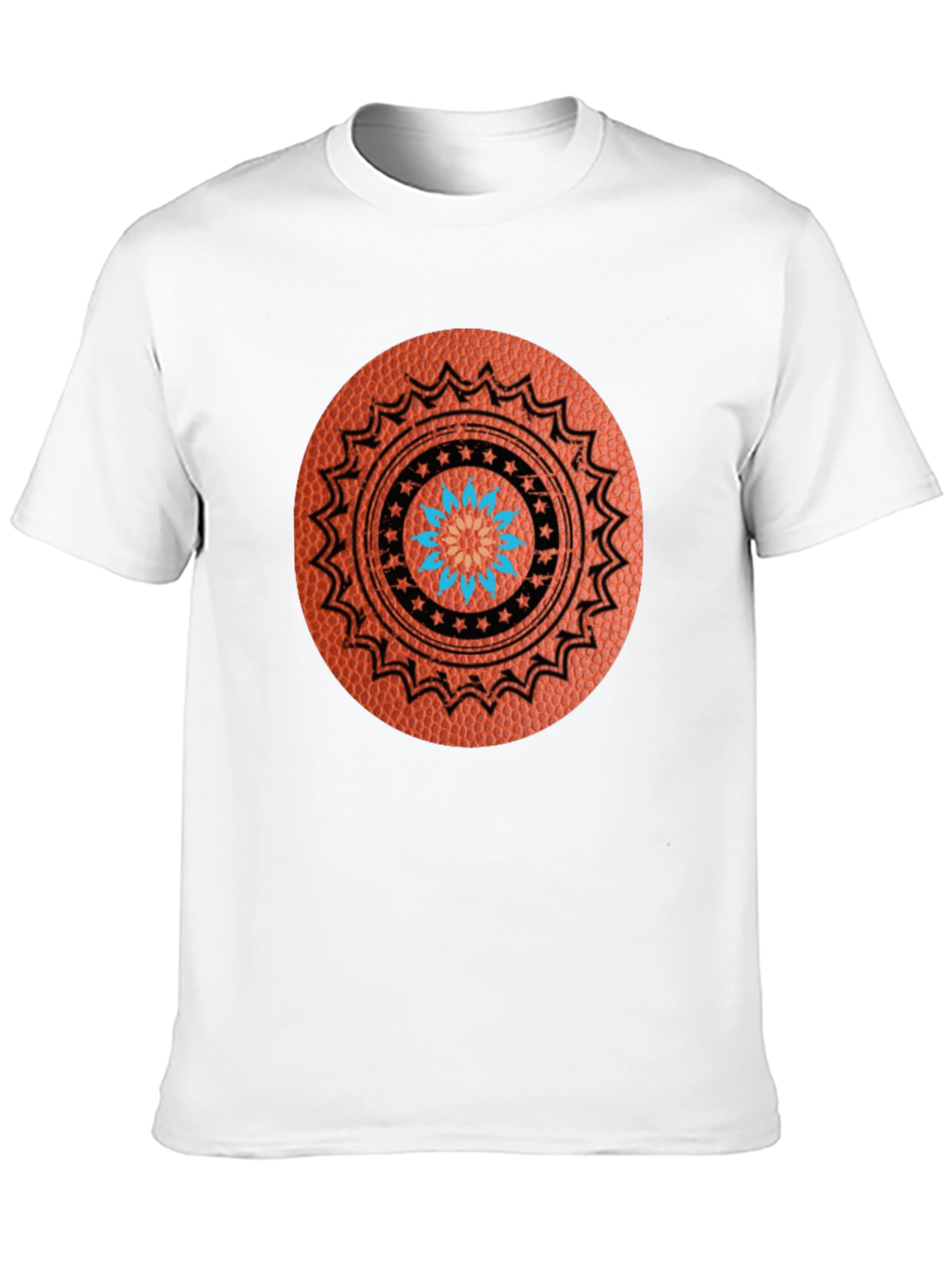 Basketball Mandala Graphic T-Shirt