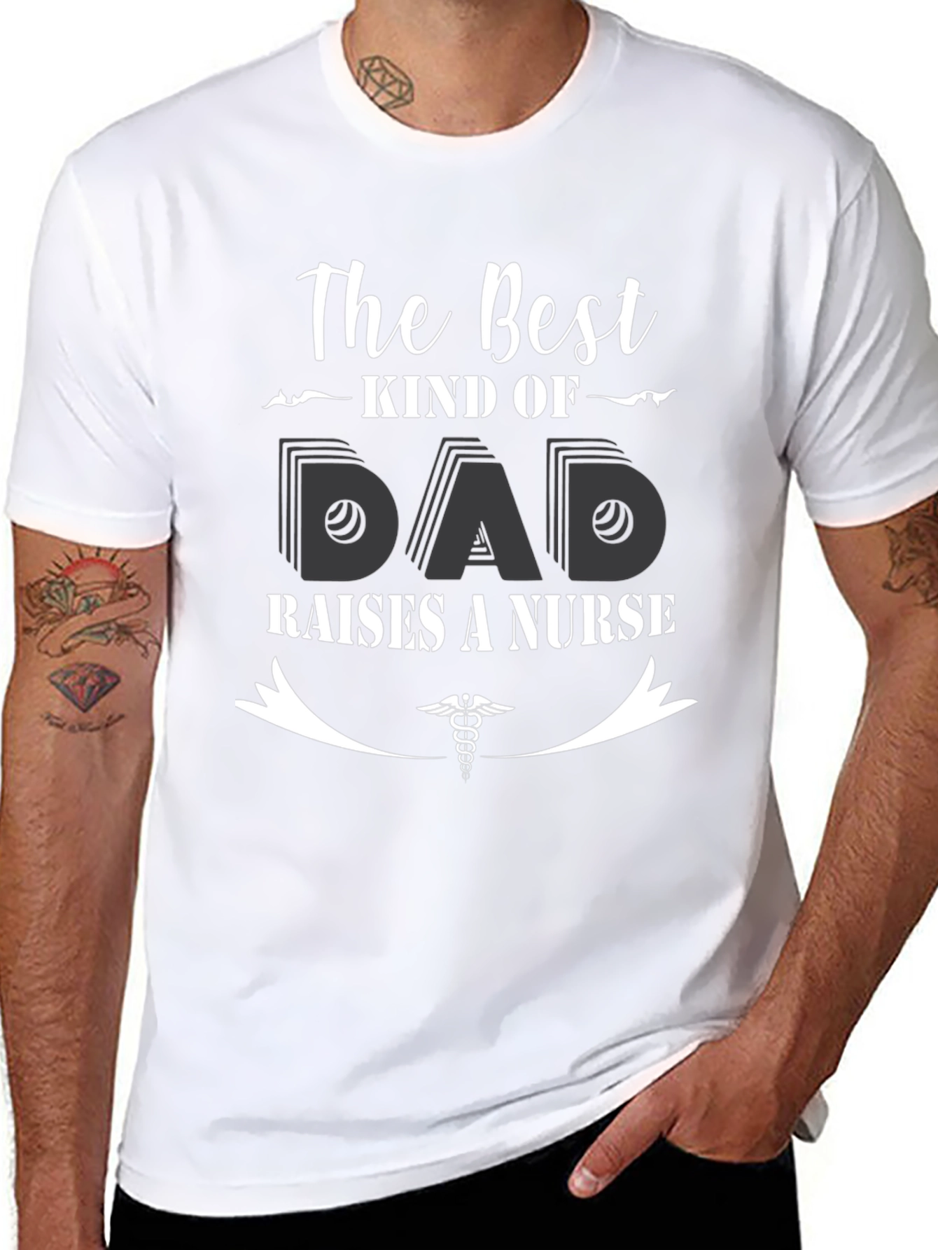 Best Kind of Dad Raises a Nurse T-Shirt