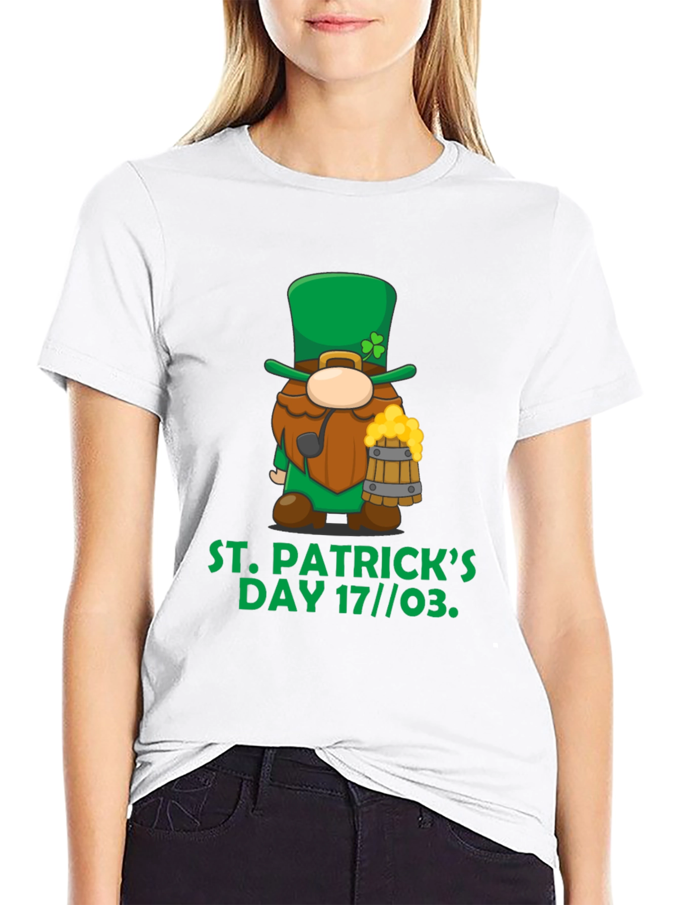 St. Patricks Day Gnome Graphic Tee