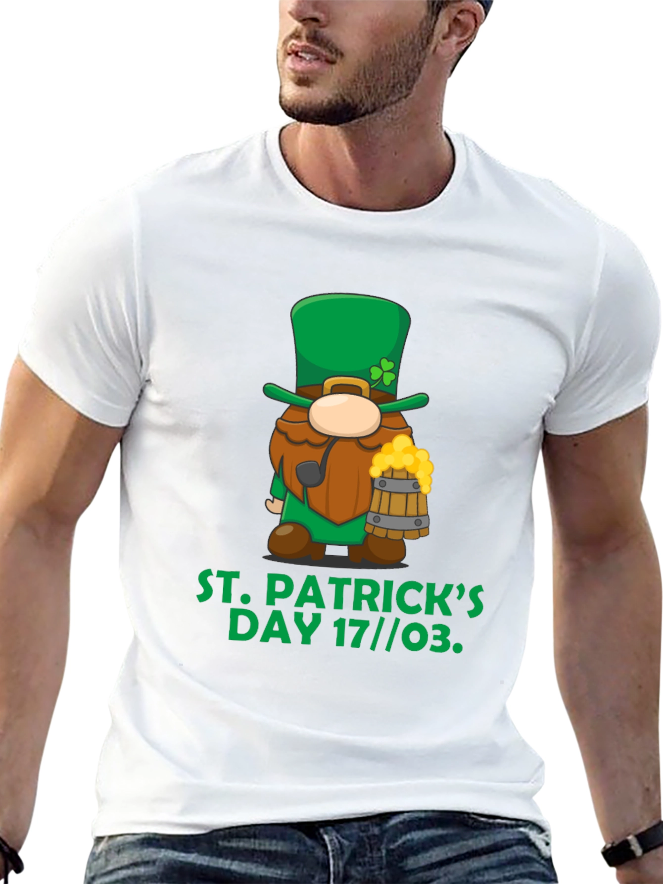 St. Patricks Day Gnome Graphic Tee