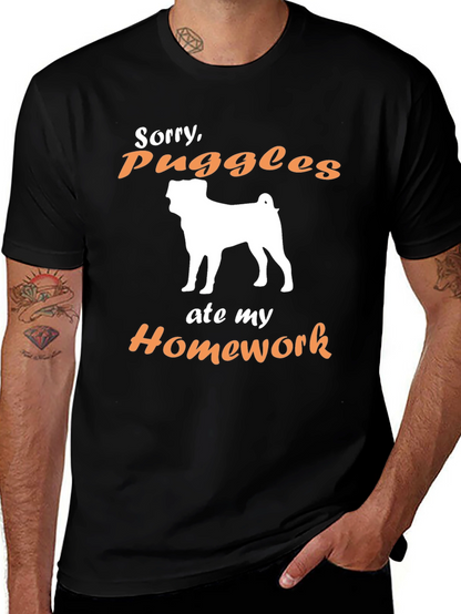Sorry Puggles Ate My Homework T-Shirt
