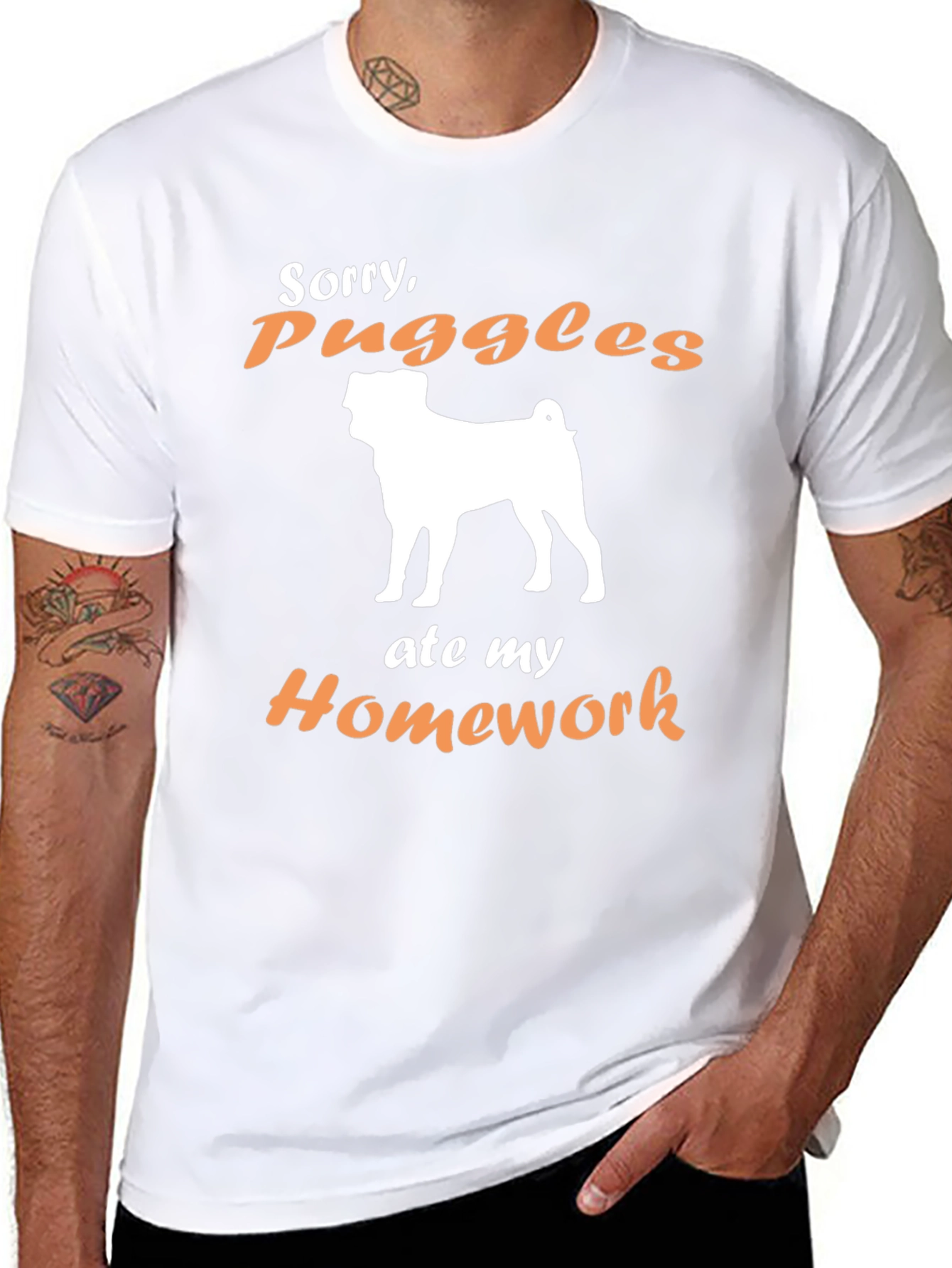 Sorry Puggles Ate My Homework T-Shirt