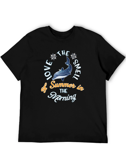 Summer Dolphin Graphic T-Shirt