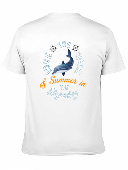 Summer Dolphin Graphic T-Shirt