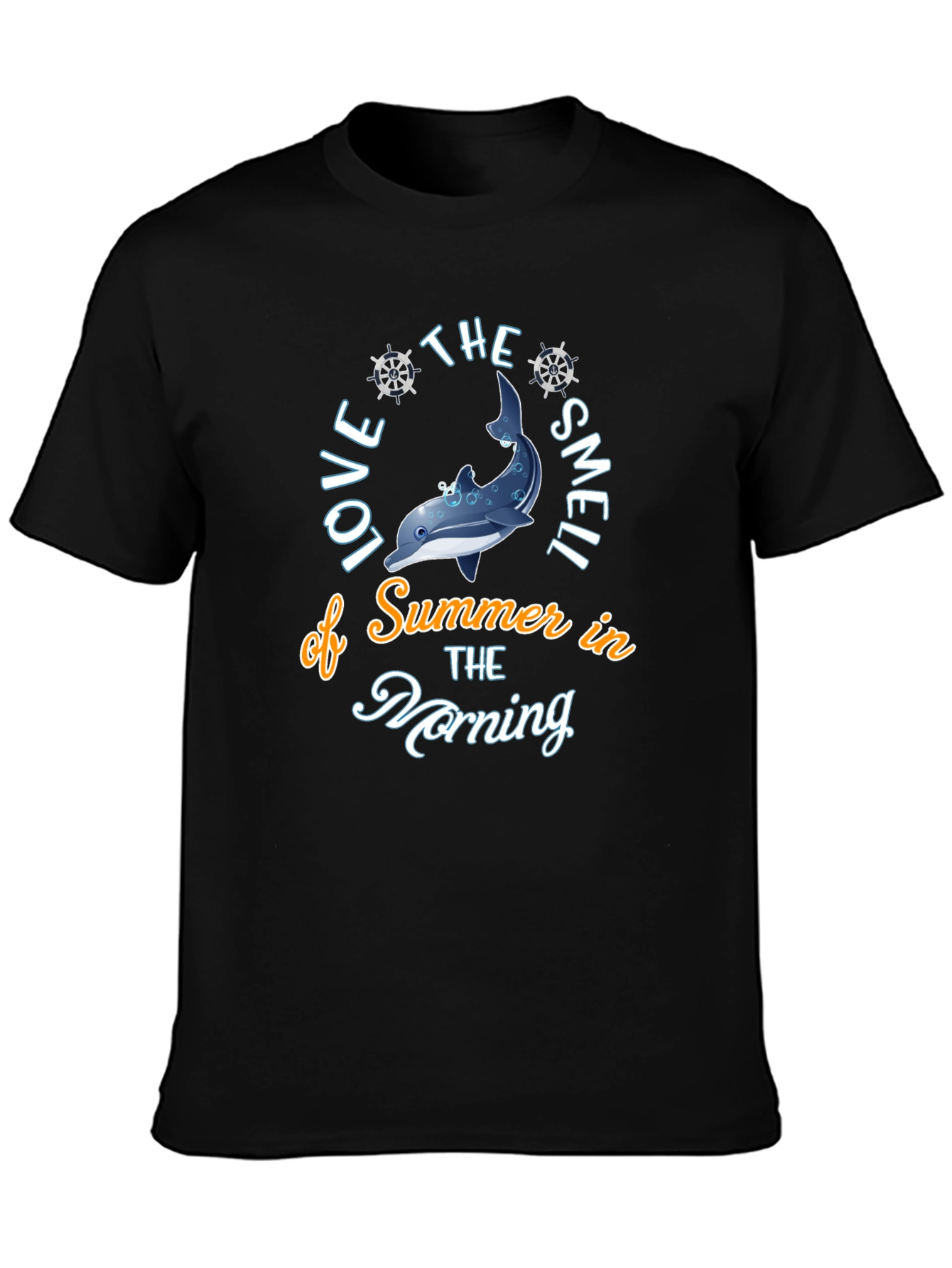 Summer Dolphin Graphic T-Shirt
