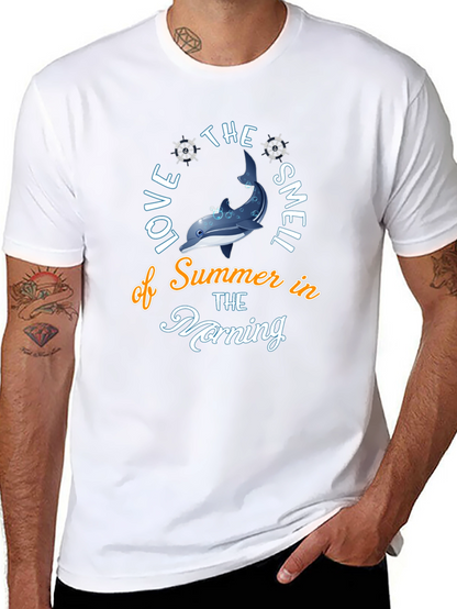 Summer Dolphin Graphic T-Shirt