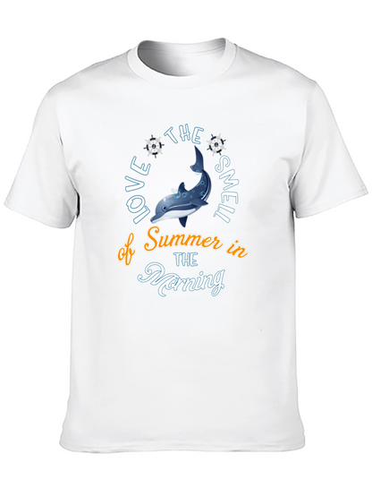 Summer Dolphin Graphic T-Shirt
