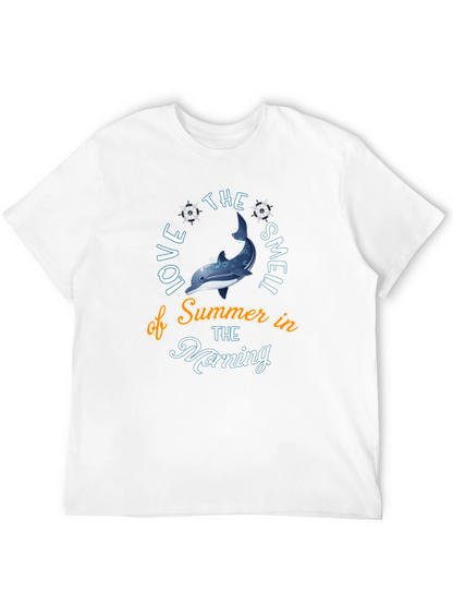 Summer Dolphin Graphic T-Shirt