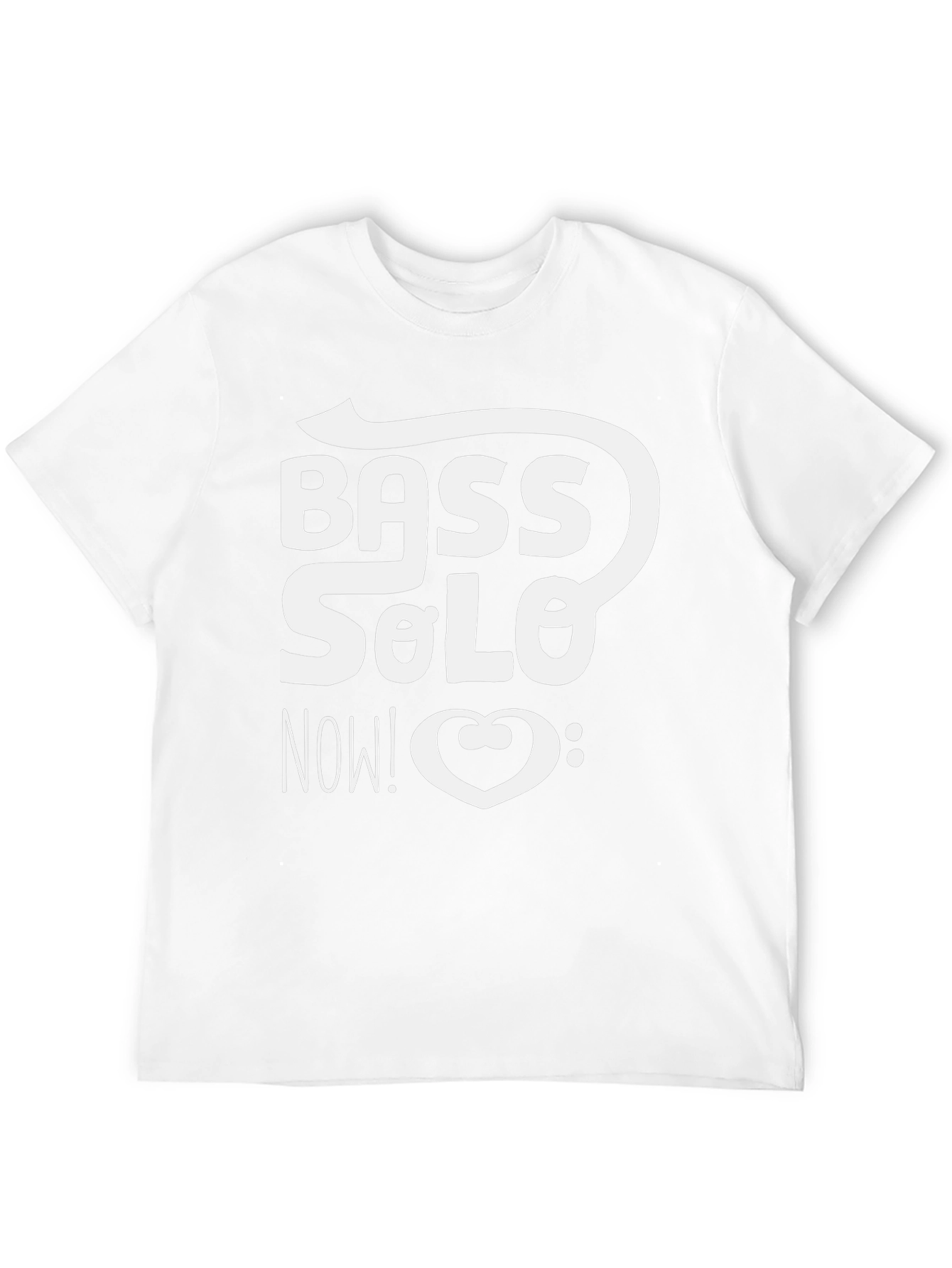 Bass Solo Now! Graphic Black T-Shirt