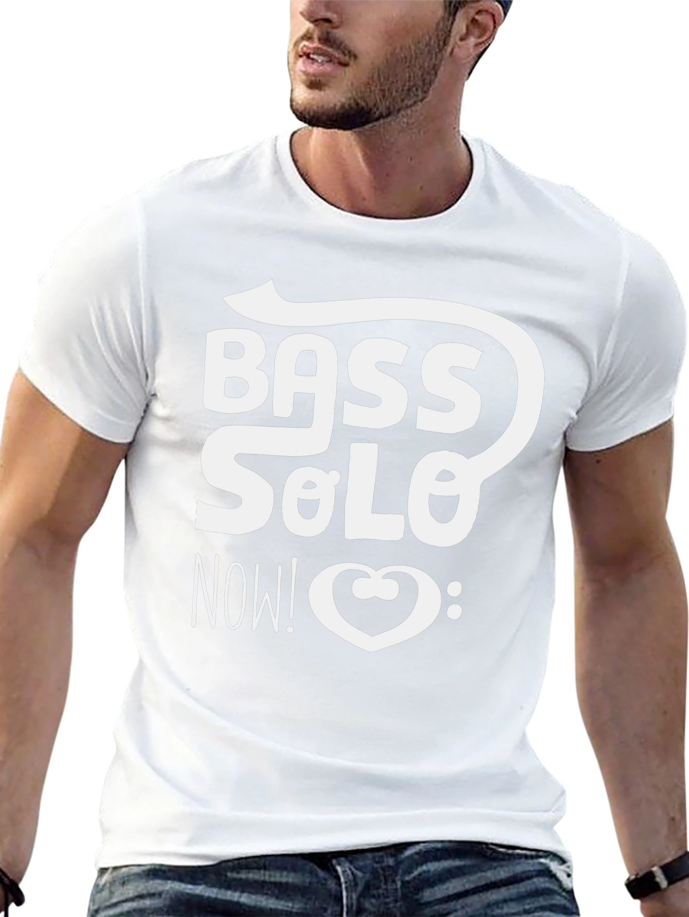 Bass Solo Now! Graphic Black T-Shirt