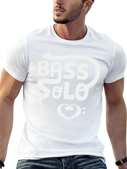 Bass Solo Now! Graphic Black T-Shirt