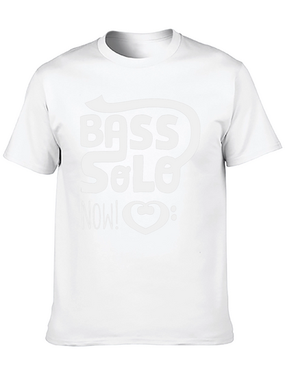 Bass Solo Now! Graphic Black T-Shirt