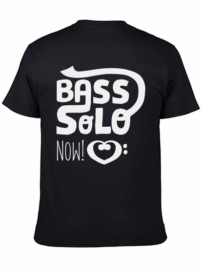 Bass Solo Now! Graphic Black T-Shirt