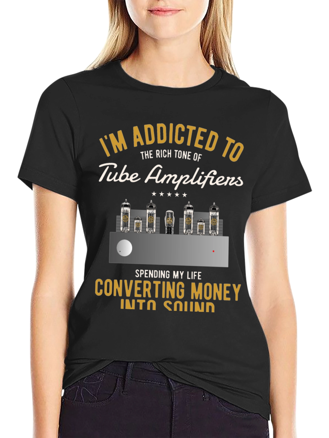 Tube Amplifier Addict T-Shirt