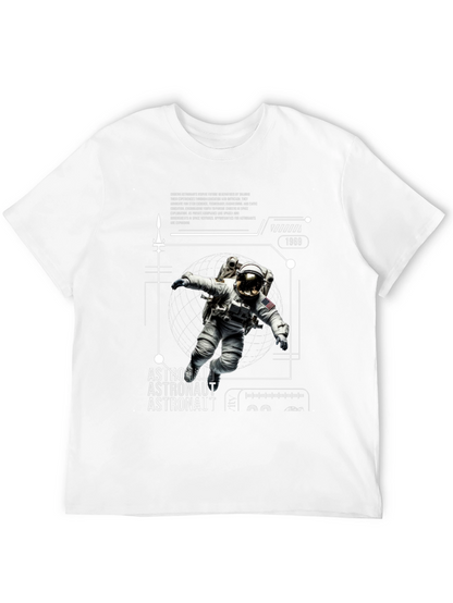 Astronaut Graphic Print Tee - Space Explorer T-Shirt