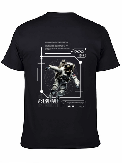 Astronaut Graphic Print Tee - Space Explorer T-Shirt