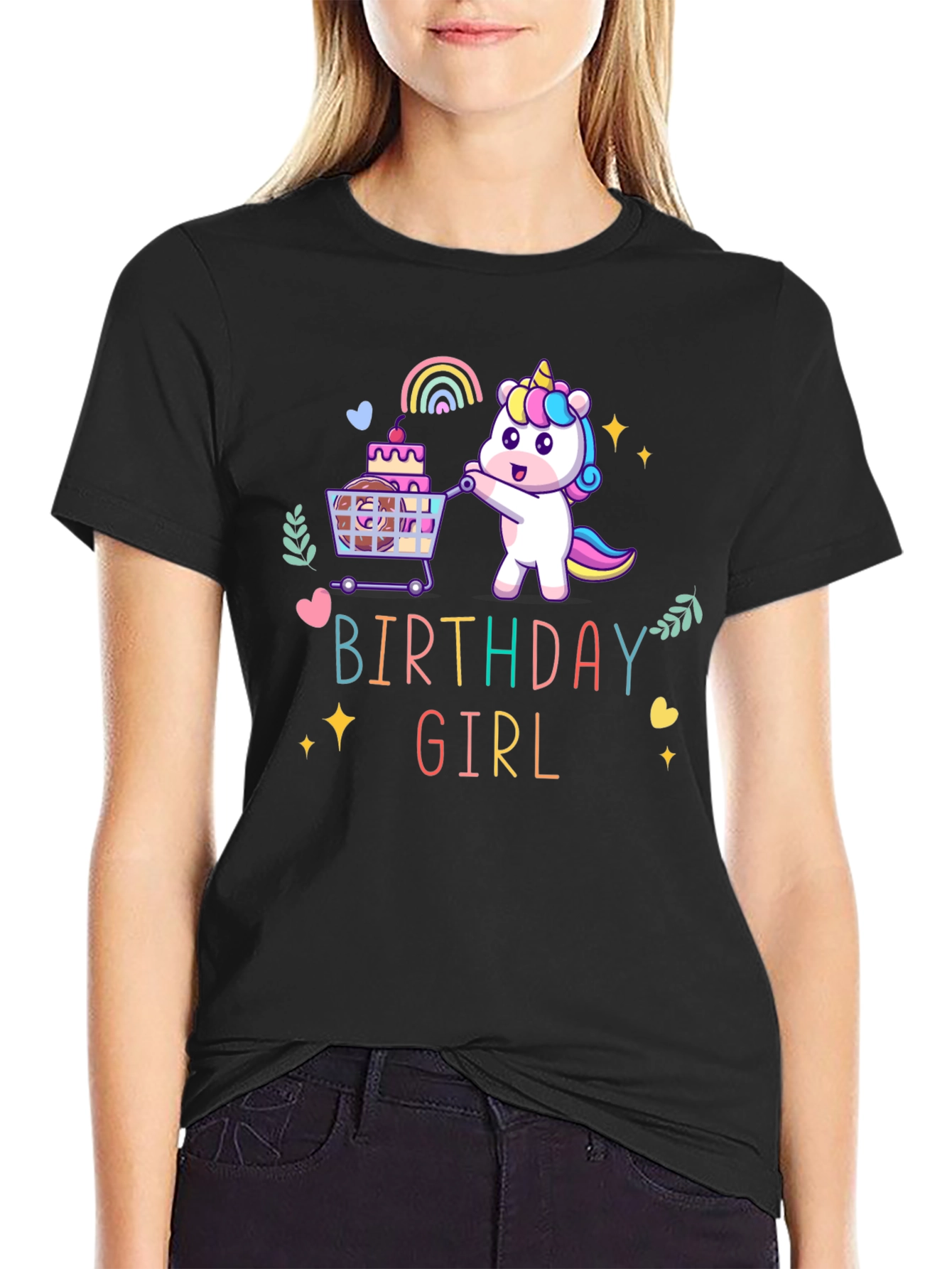 Birthday Girl Unicorn T-Shirt