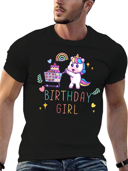 Birthday Girl Unicorn T-Shirt