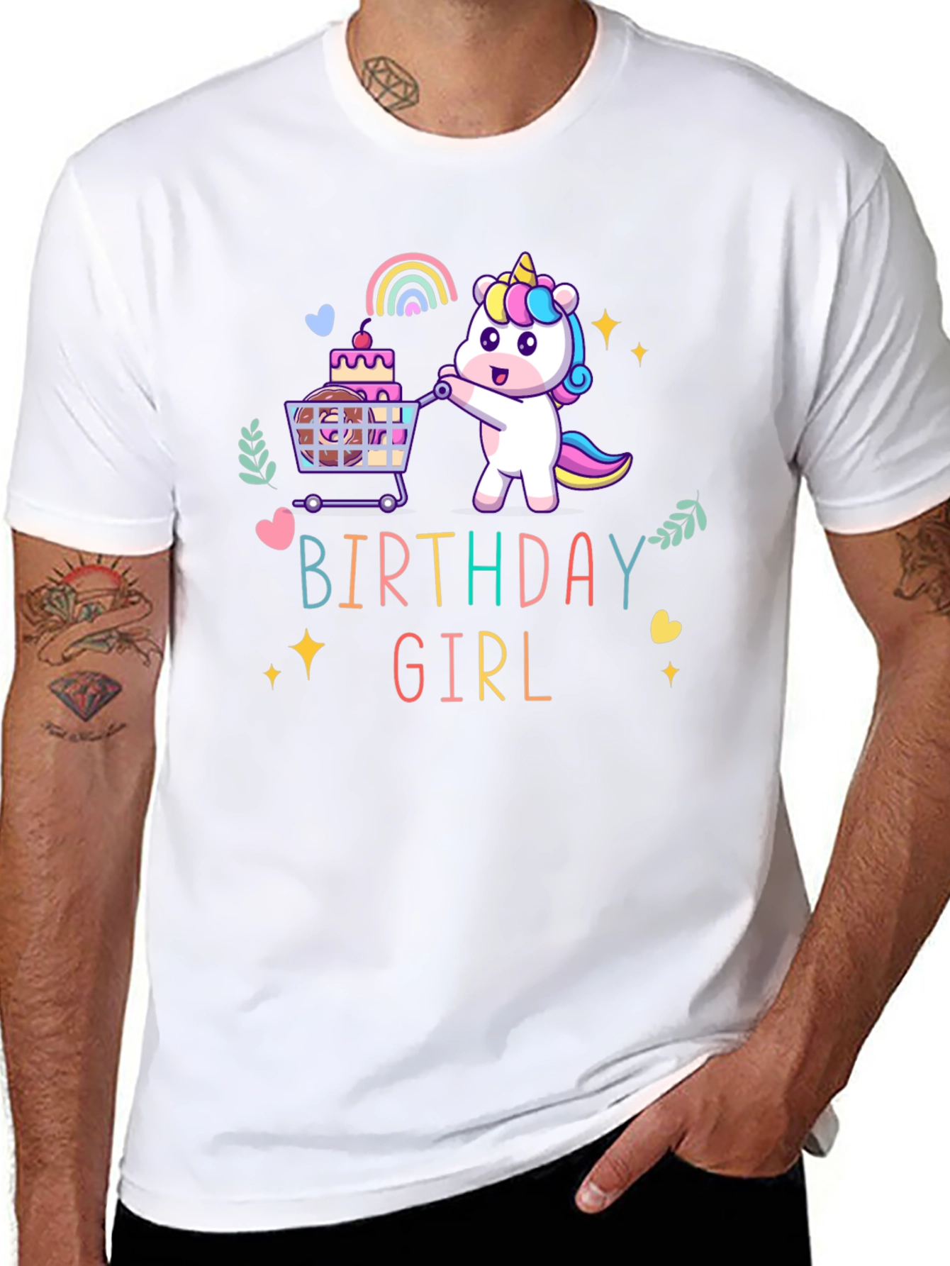 Birthday Girl Unicorn T-Shirt