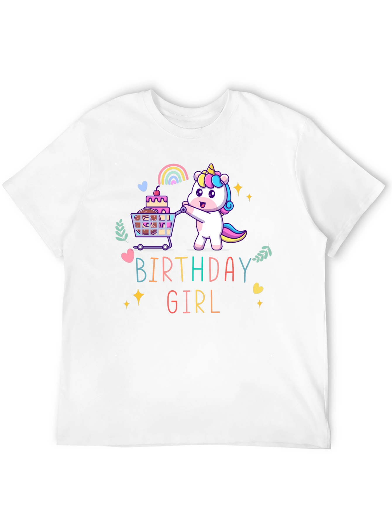 Birthday Girl Unicorn T-Shirt