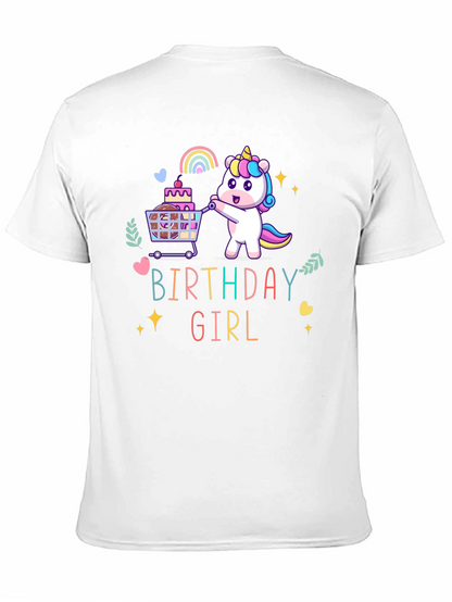 Birthday Girl Unicorn T-Shirt