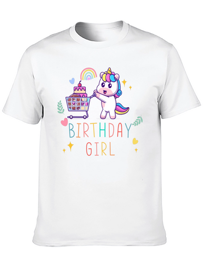 Birthday Girl Unicorn T-Shirt