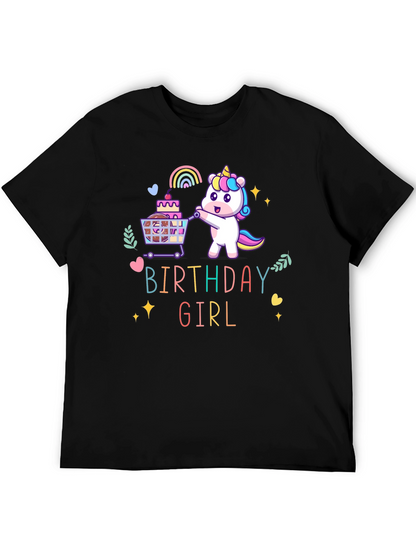 Birthday Girl Unicorn T-Shirt