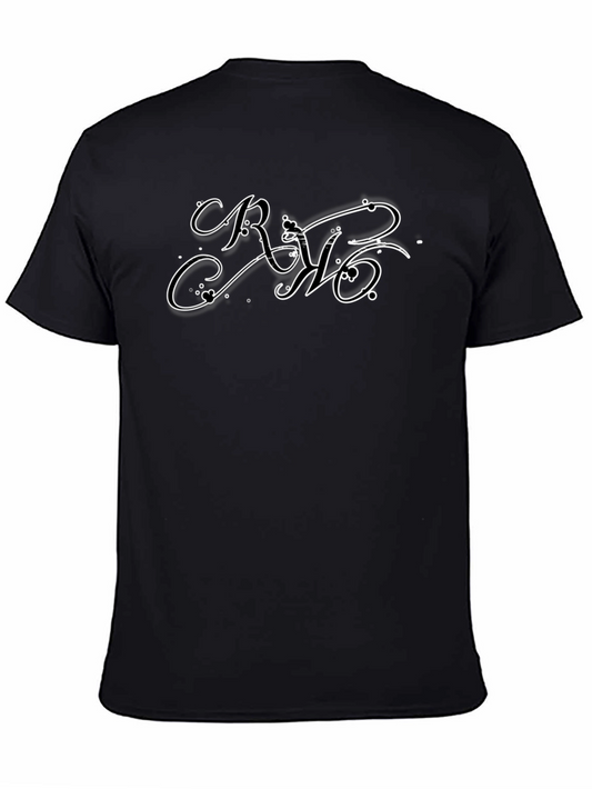 Black T-Shirt with Graphic Design