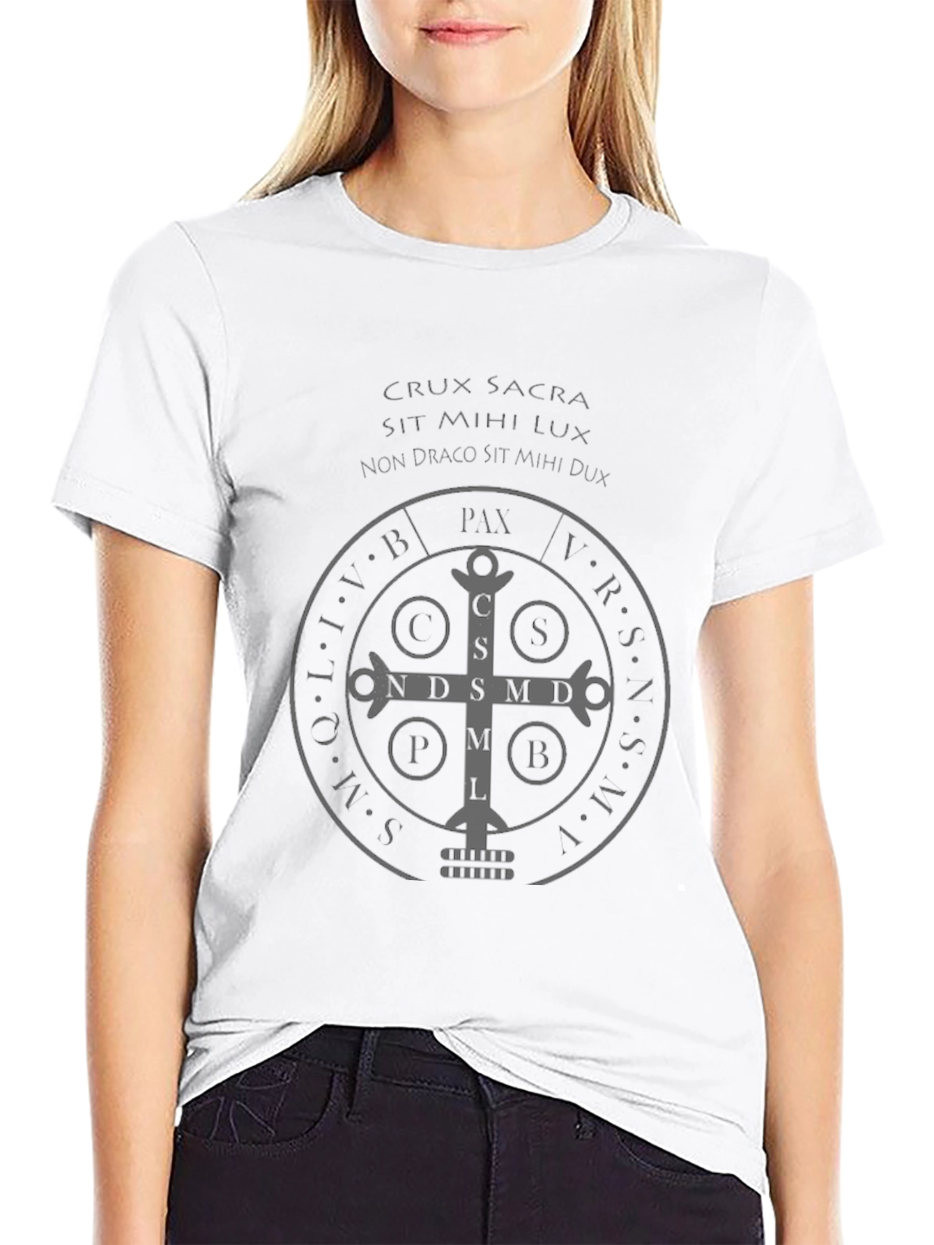 St. Benedict Exorcism Symbol T-Shirt