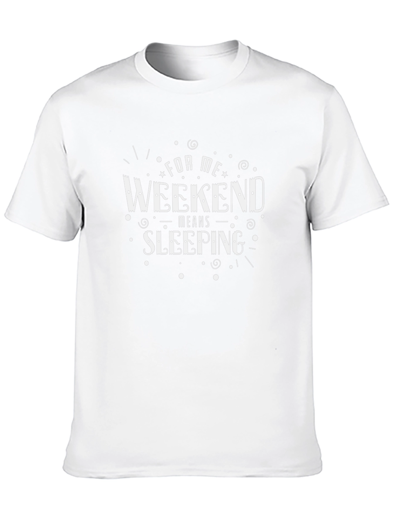 Weekend Sleeping T-Shirt - Relax & Recharge
