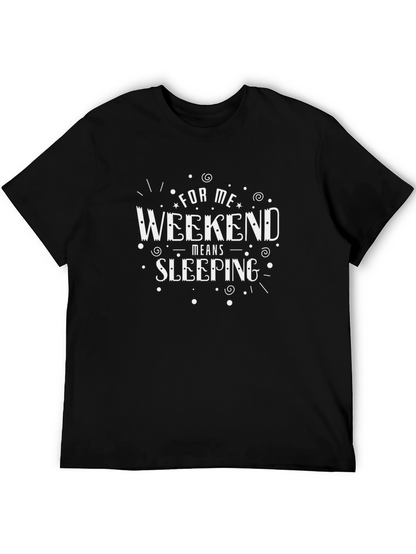 Weekend Sleeping T-Shirt - Relax & Recharge