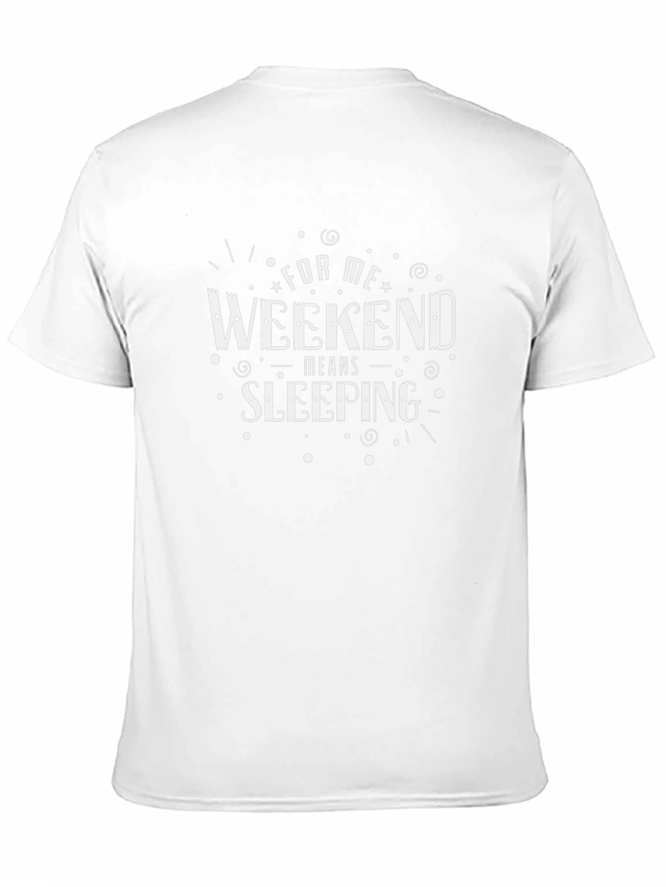 Weekend Sleeping T-Shirt - Relax & Recharge