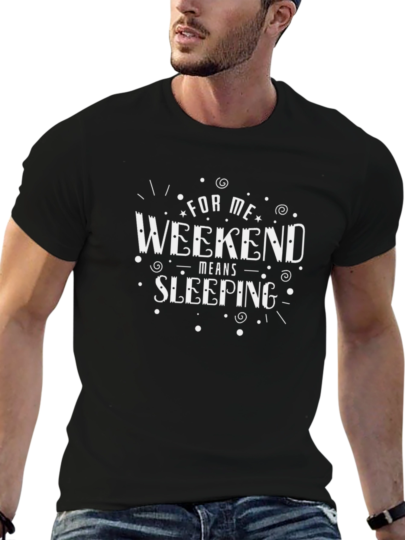 Weekend Sleeping T-Shirt - Relax & Recharge