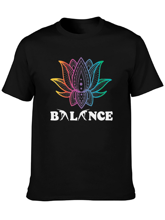Balance Lotus Flower Graphic Tee