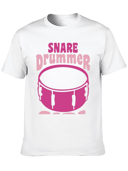 Snare Drummer Graphic T-Shirt - Music Lover Tee