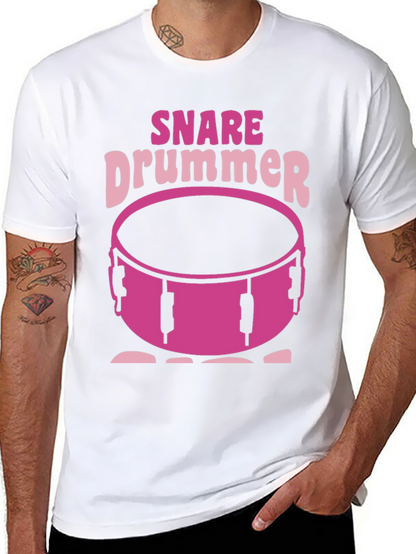 Snare Drummer Graphic T-Shirt - Music Lover Tee