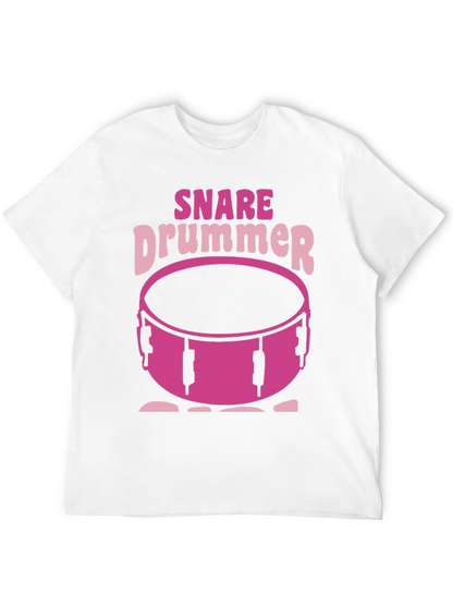 Snare Drummer Graphic T-Shirt - Music Lover Tee