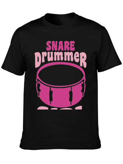 Snare Drummer Graphic T-Shirt - Music Lover Tee