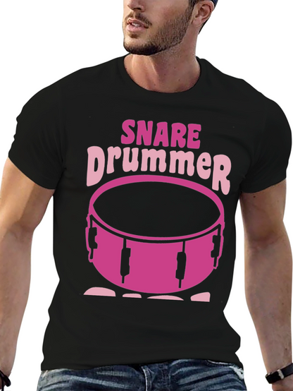 Snare Drummer Graphic T-Shirt - Music Lover Tee