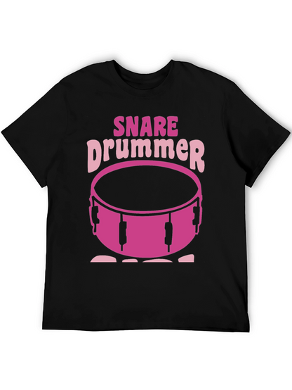 Snare Drummer Graphic T-Shirt - Music Lover Tee