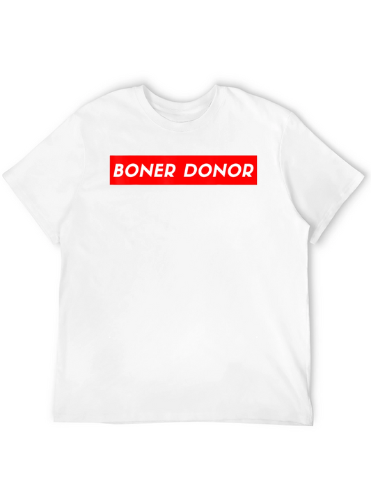 Boner Donor Graphic T-Shirt - Funny Adult Humor Tee
