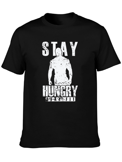 Stay Hungry Black T-Shirt