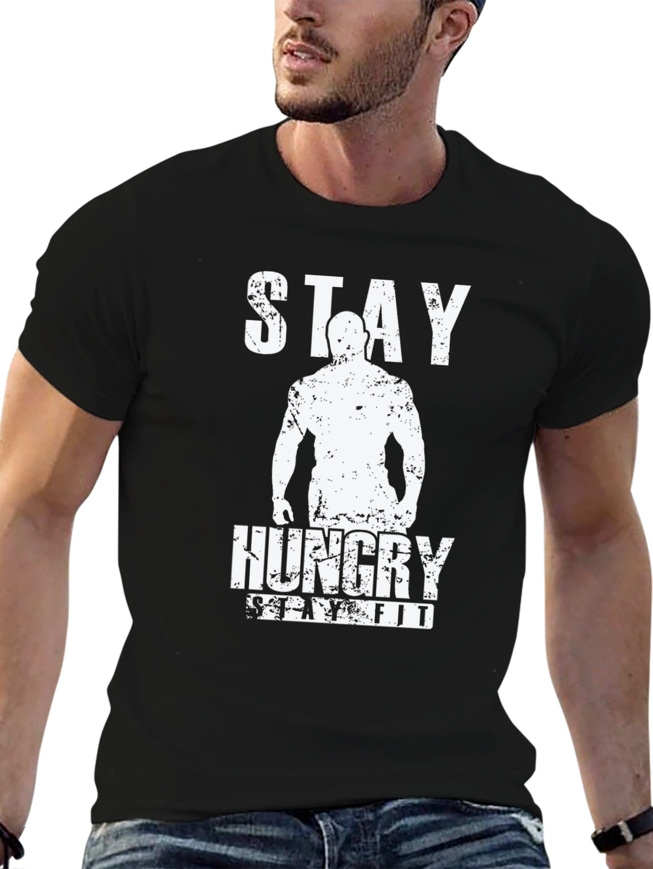 Stay Hungry Black T-Shirt