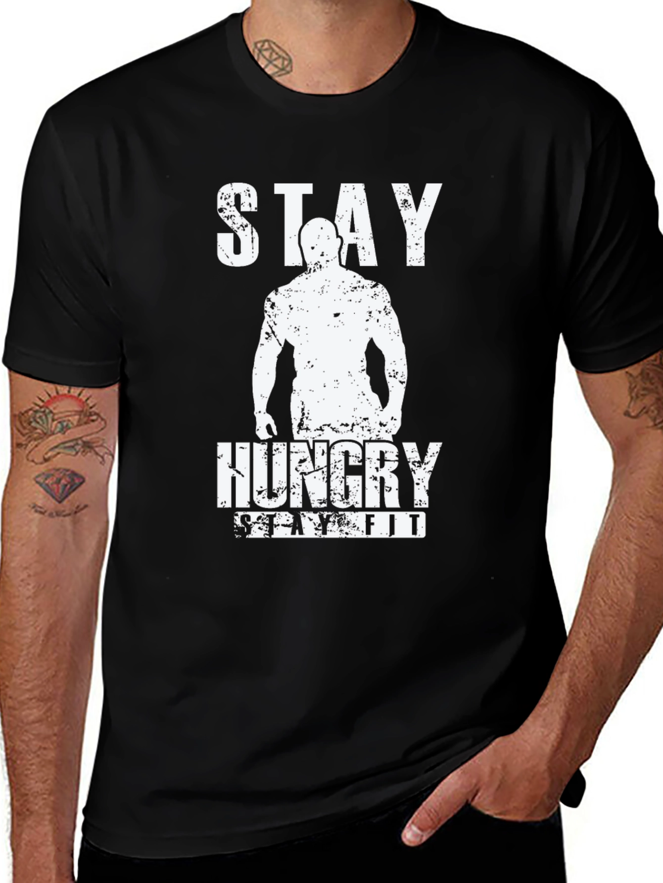 Stay Hungry Black T-Shirt