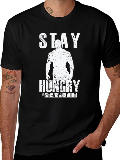 Stay Hungry Black T-Shirt