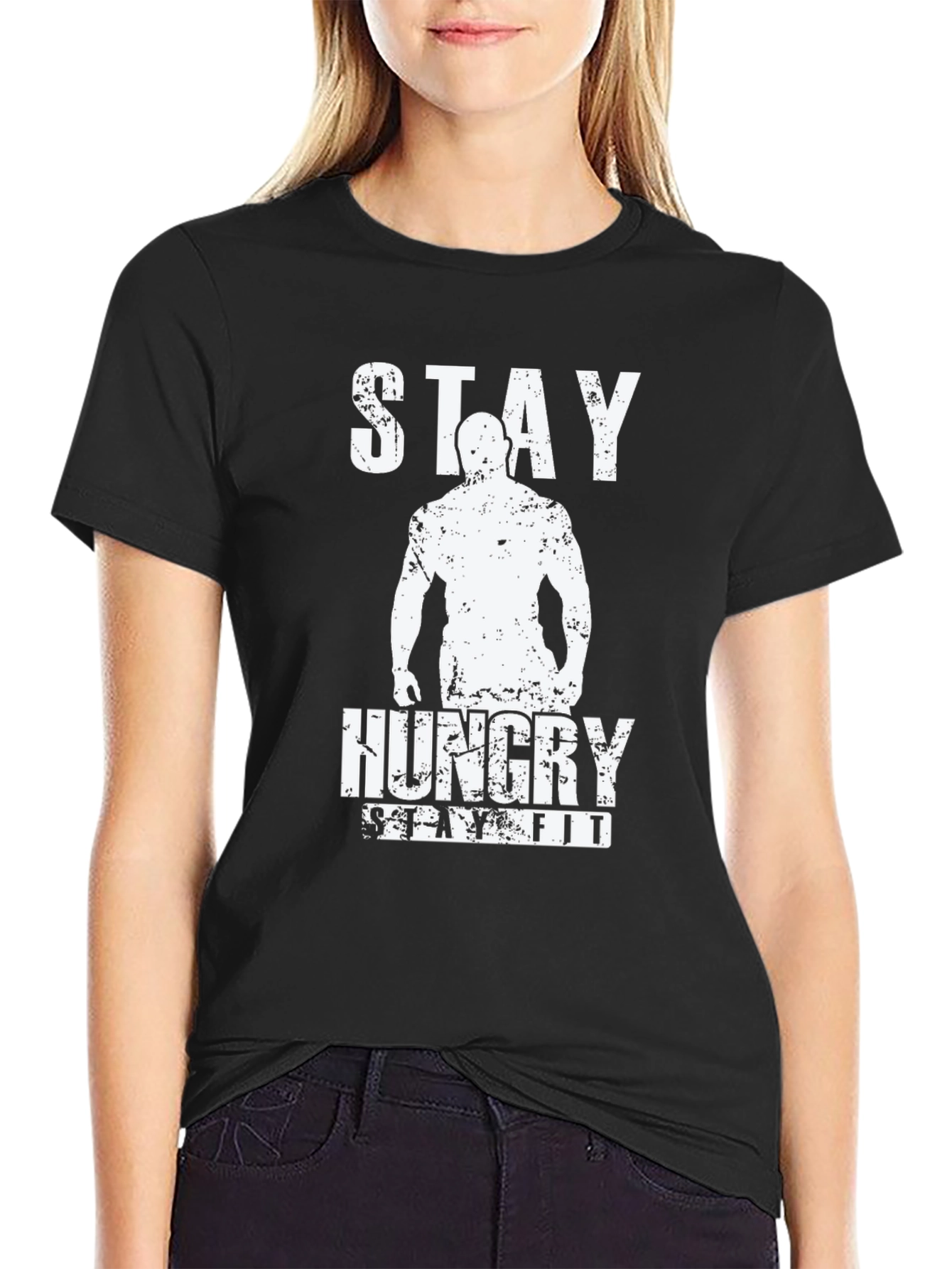 Stay Hungry Black T-Shirt
