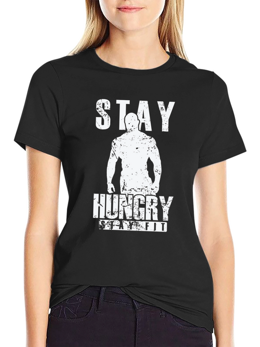 Stay Hungry Black T-Shirt